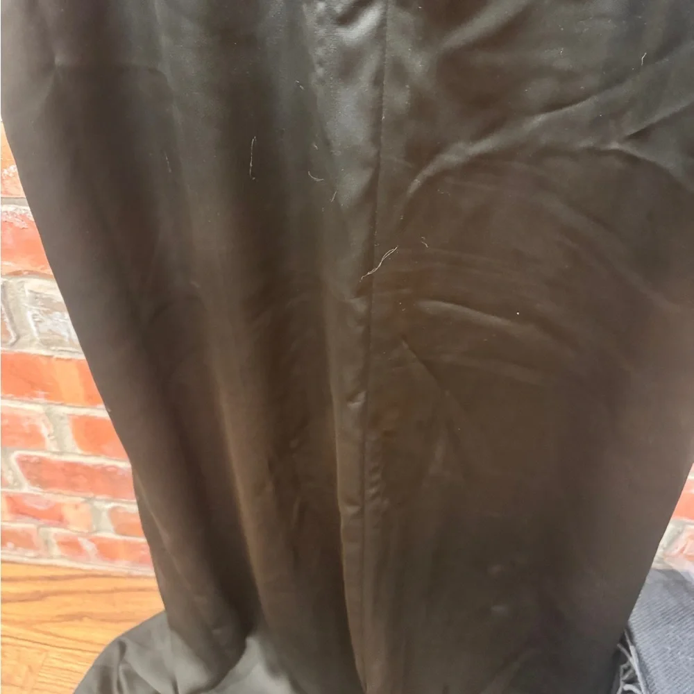 Ramy Brook Charmayne Maxi Gown; Olive-Green Evening Gown with Front Slit - Picture 13 of 15